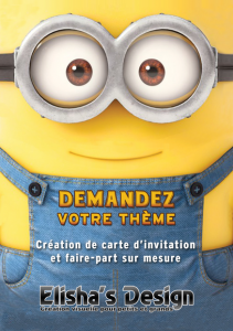 invitation à thème