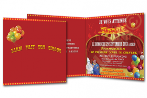 invitation à thème