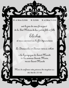 invitation à thème