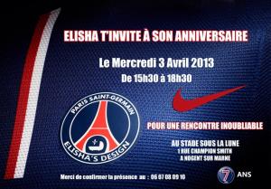 invitation PSG